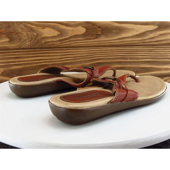 SPERRY Size 8 Sandal‎ Thong Brown Leather Women M - Picture 6 of 10